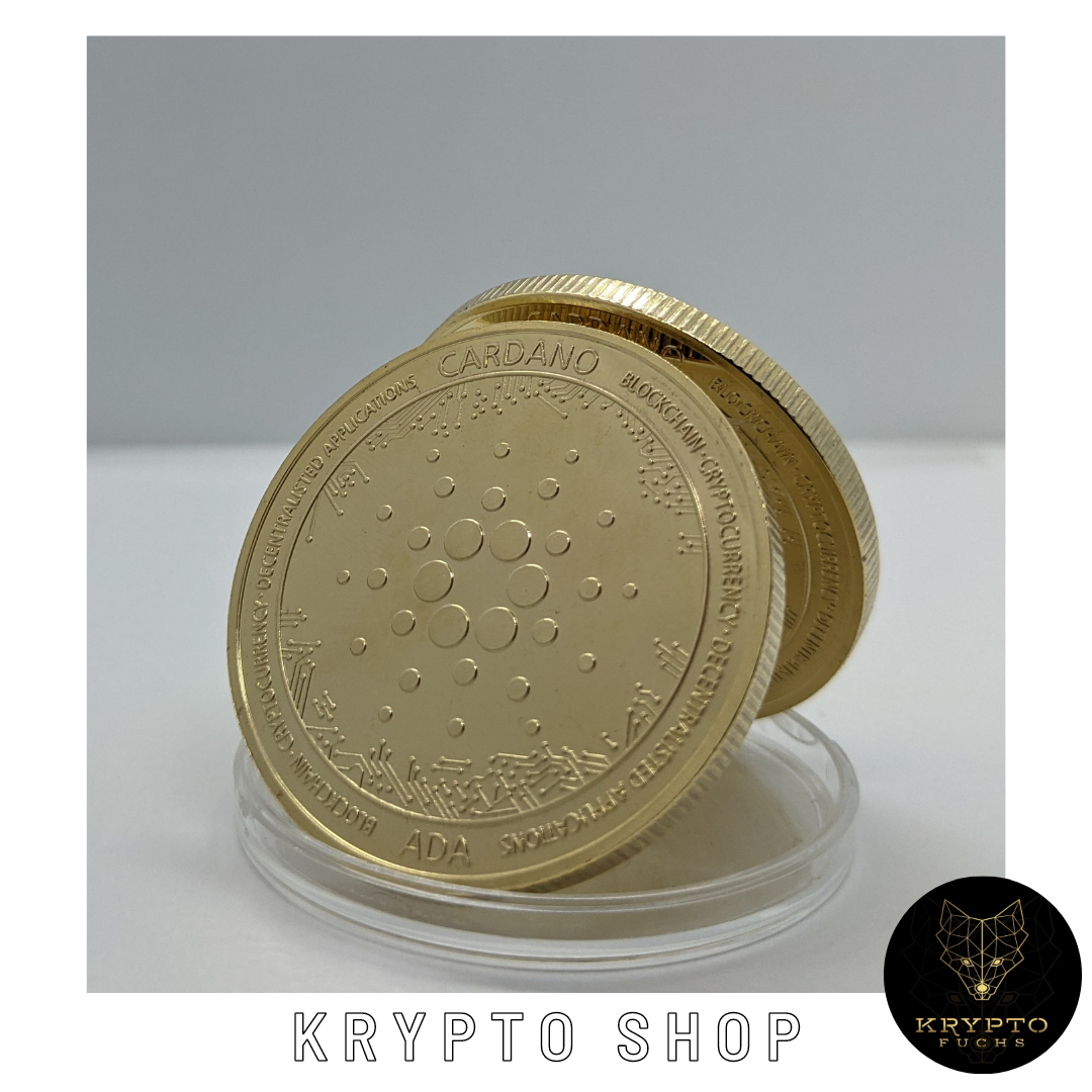 Cardano Ada Coin Oro Krypto Moneta Regalo Nuovo | eBay