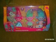 Trolls Poppy and Twins Celebration Pack, Toys R Us Exclusive, NIB