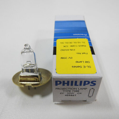 Lampe à fente Philips 7388 TOPCON 6V20W SL-1E 3E 7E SL-3G SL-D2/D4 lumière ophtalmique - Photo 1/3
