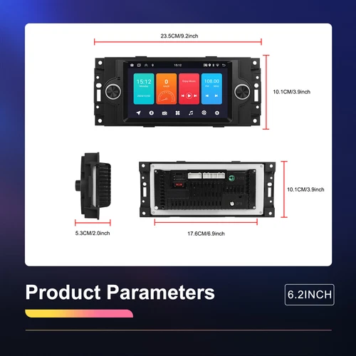 For 2006-2008 Dodge Ram 1500 2500 3500 Android 13 Car Stereo Radio GPS Navi RDS - Picture 4 of 12