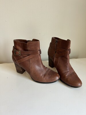 Cole Haan Grand Os Brown Ankle Booties Sz 9
