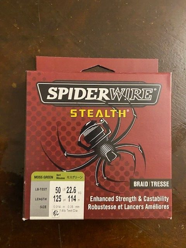SpiderWire Stealth, 125 yd Moss Green 30 lb – La Casa del Pescador, la