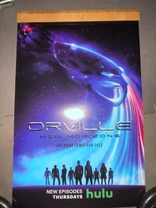 SDCC Comic Con 2022 exclusive Hulu Orville New Horizons 12" x 18" poster