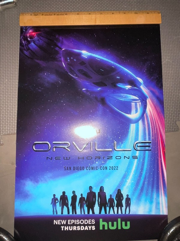 SDCC Comic Con 2022 exclusive Hulu Orville New Horizons 12" x 18" poster