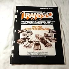 TransGO Automatic Transmission Reprogramming Kits Summer 1979 Catalog 