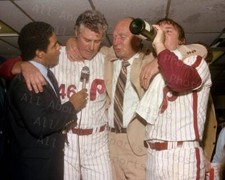 Tug McGraw Dallas Green and Paul Owens of the 1980 Phillies Photo Print Poster