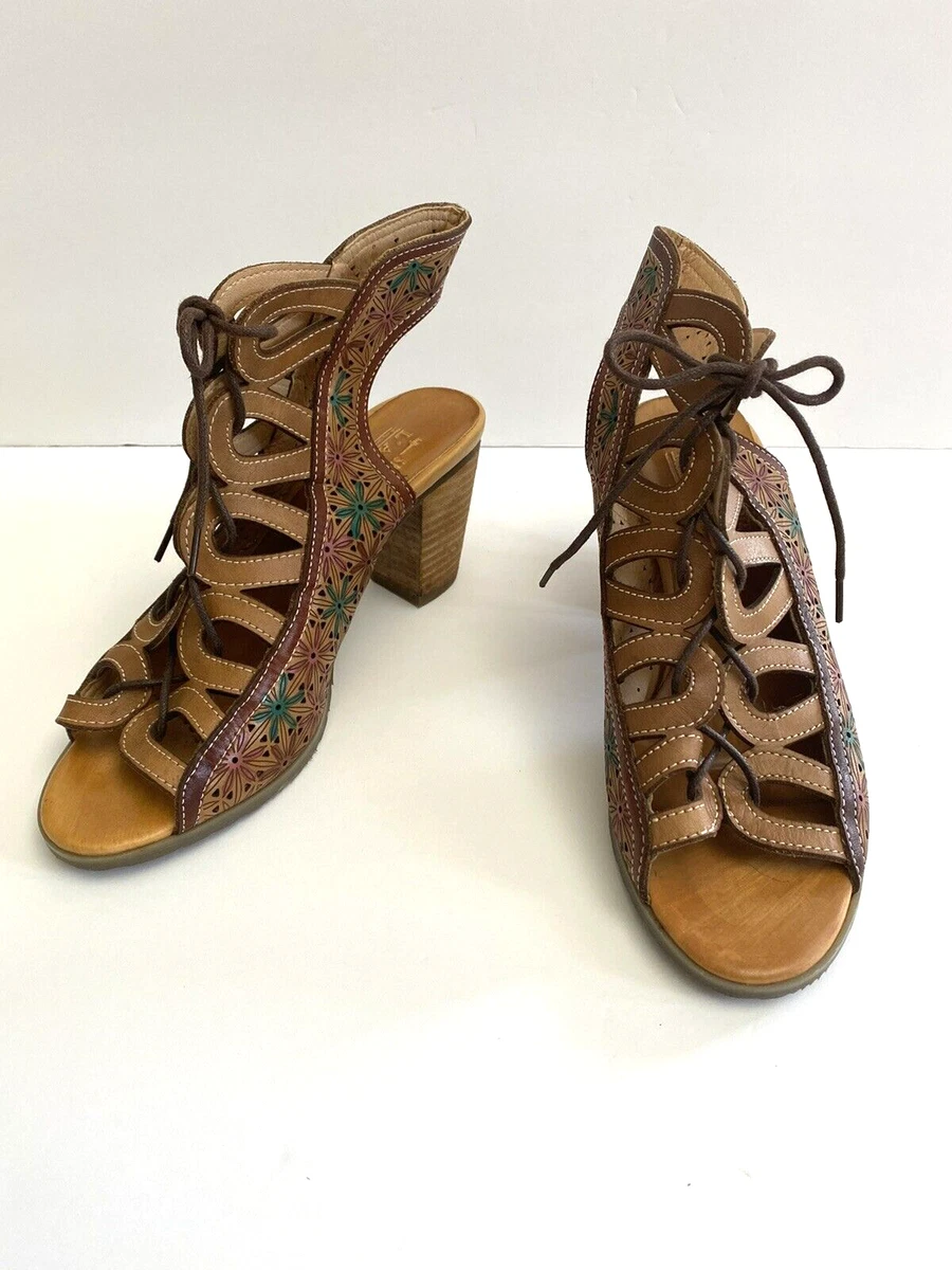 Ghillie heeled clearance sandals