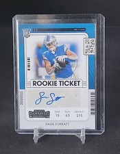2021 Contenders #264  Sage Surratt Rookie Ticket Auto Autograph RC  Lions