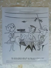 THE JETSONS 8x10 b/w Press Photo / Cast