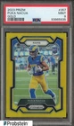 2023 Panini Gold Prizm #357 Puka Nacua Rams RC Rookie 2/10 PSA 9 MINT