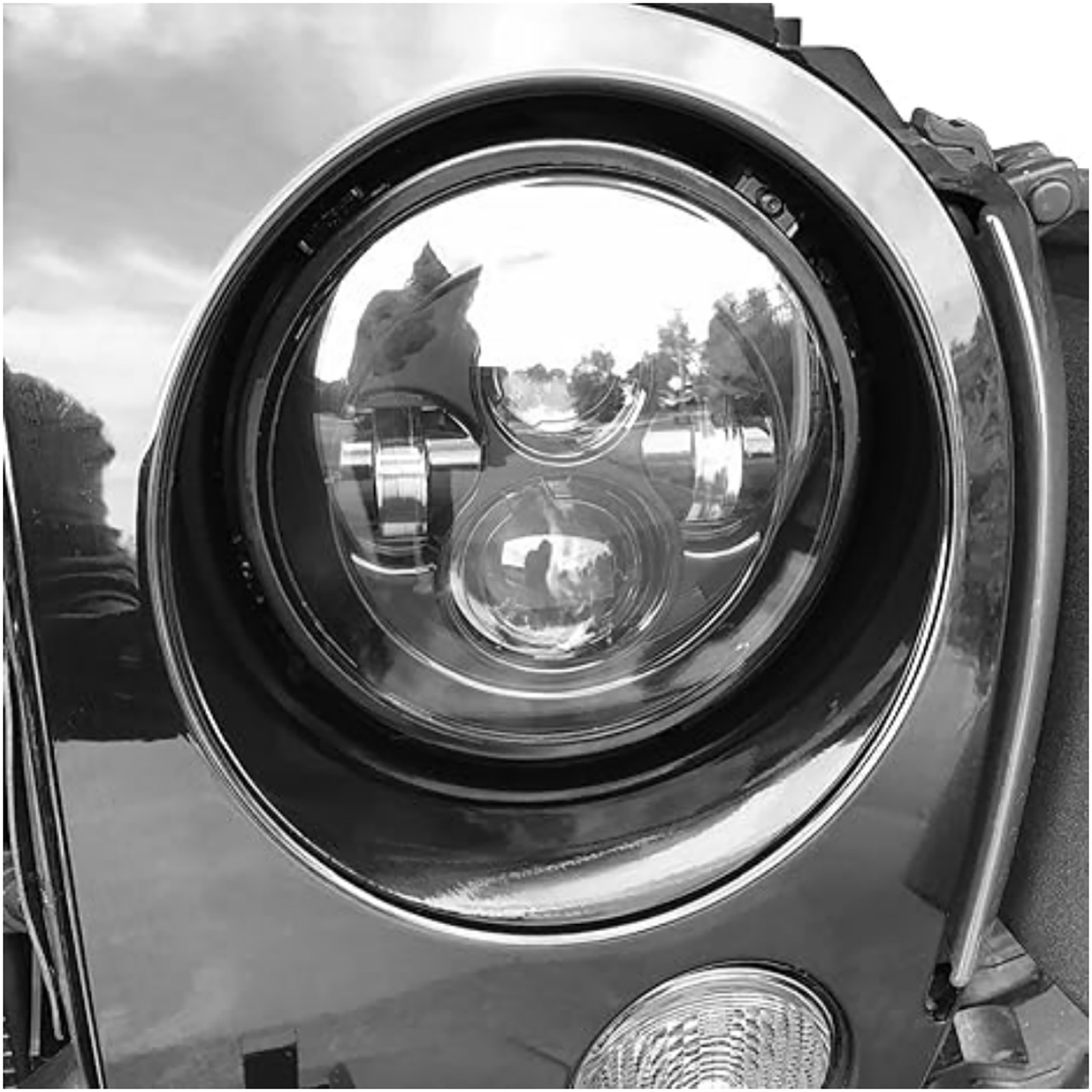 2Pack 7inch Round Headlight Mount Bracket Rings For Jeep Wrangler JK 2007-2017 thumbnail 6