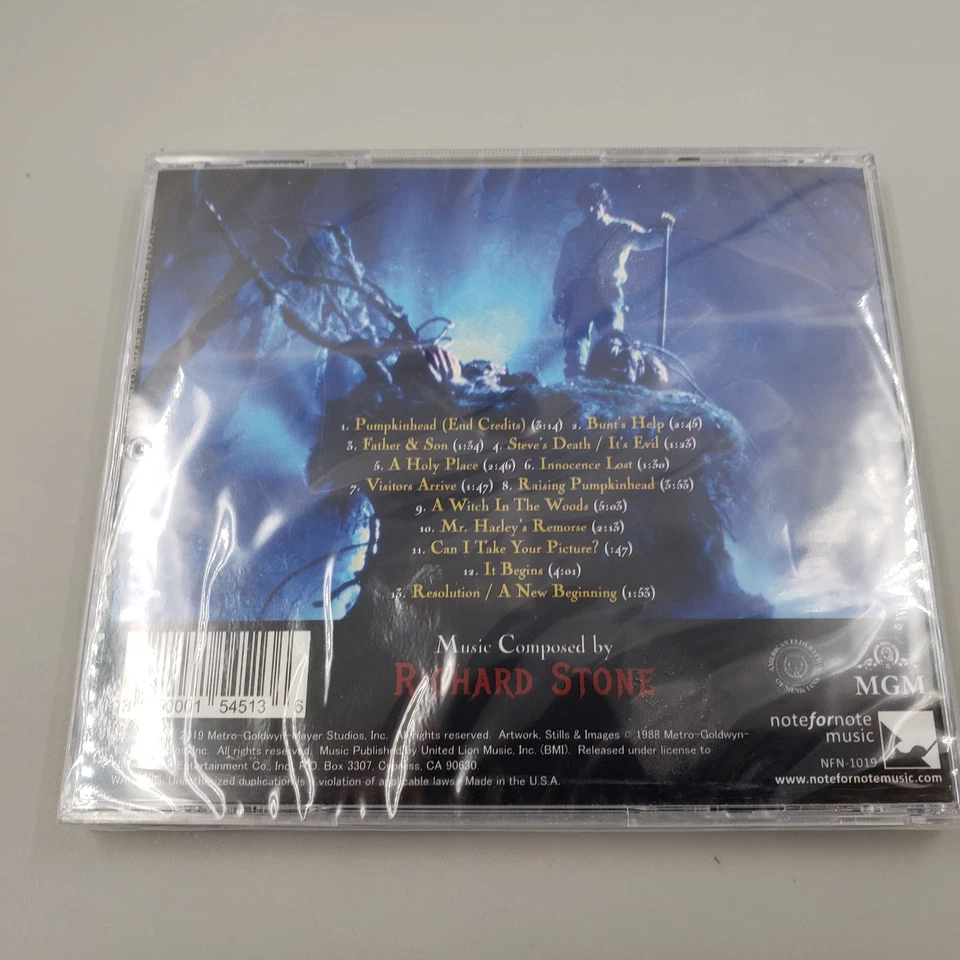 PUMPKINHEAD Soundtrack CD Music By Richard Stone Sealed - Image 2 of 4