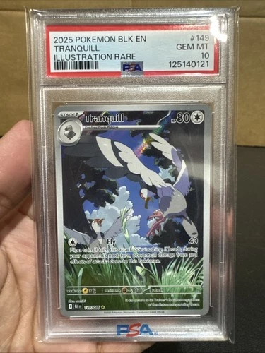 Tranquill 149/086 Sv: Black Bolt Holo PSA 10 GEM MT POP13