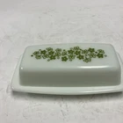 VTG Pyrex Corelle Crazy Daisy/Spring Blossom Stick Butter Dish