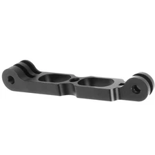 Aluminum 1/4 Extension Hole Rod Arm Mount Helmet For Gopro Max For Insta.360 m