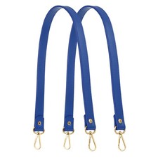 23" Leather Purse Strap Replacement Gold Buckle for Handbag 2 Pack, Blue 