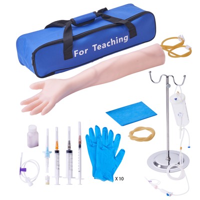 VEVOR IV Practice Kit Phlebotomy Venipuncture Practice Arm for Students Nurses