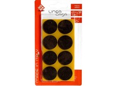 16 Adhesive Felt Pads 28 Mm 96 Brown Home