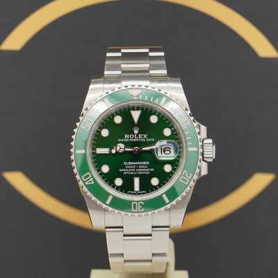 Rolex Submariner Date ''Hulk'' - Ref: 116610LV - aus 2016 - Fullset