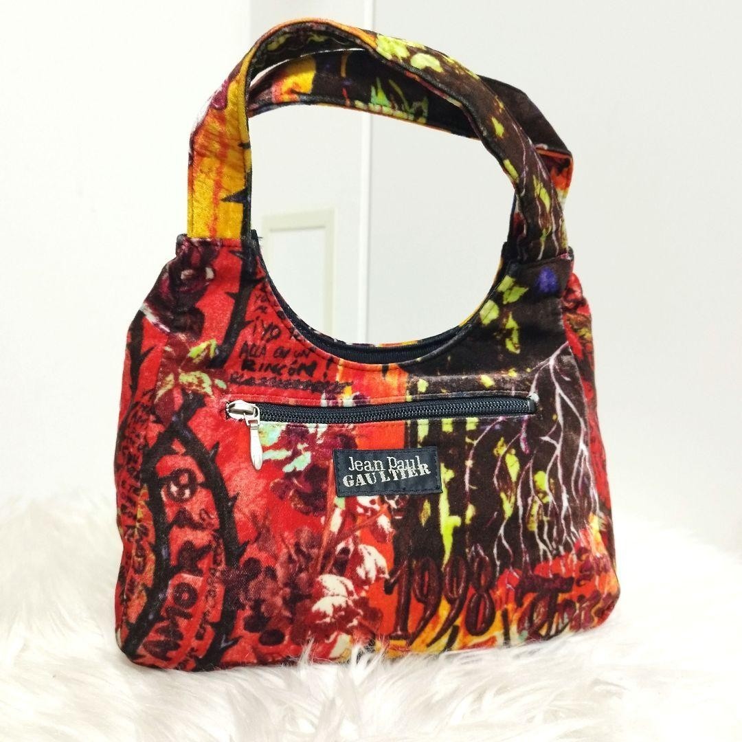 Jean Paul Gaultier Skull Handtasche Hobo Y2K Schwarz