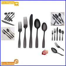 Timeless Modern 20-Piece Silverware Set - Ergonomic Design, Dishwasher Safe