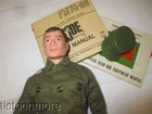 VINTAGE GI JOE ACTION SOLDIER FIGURE SCARFACE BRUNETTE BROWN EYE JAPAN FATIGUES