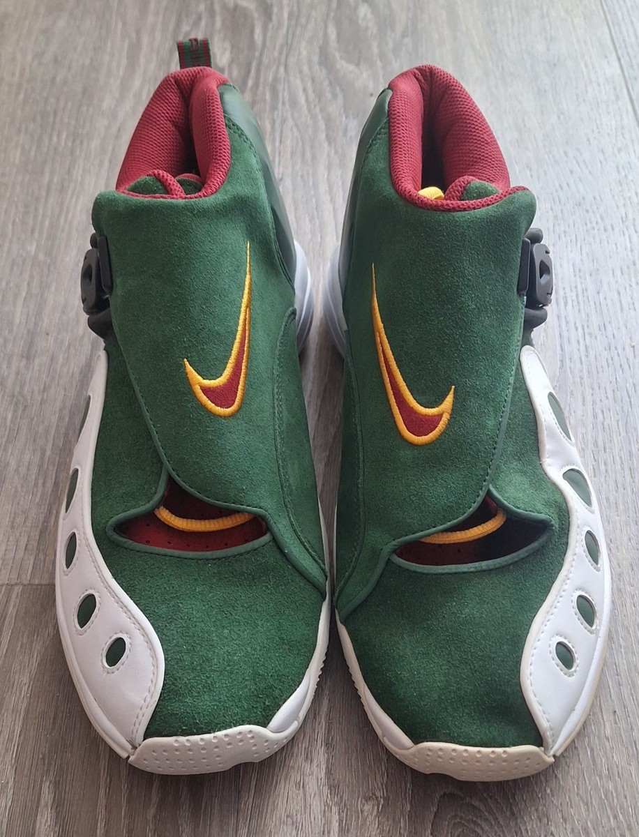 Nike Zoom GP Retro Supersonics Green Gary Payton Size 10 Sneakers 