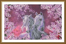 Creative Сross Stitch Embroidery Kit "In bloom" Nova Sloboda