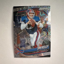 Panini Prizm 2025 Lazer Prizm  #72 Jim Kelly Buffalo Bills NFL