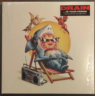 Drain ...Is Your Friend PINK EYE NEAR MINT Epitaph Vinyl LP