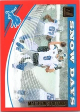 2018 Panini Donruss Snow Days Red Matthew Stafford #SD-1