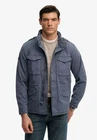 Superdry Jacket Coat Military Cotton M65 Jacket Light Blue