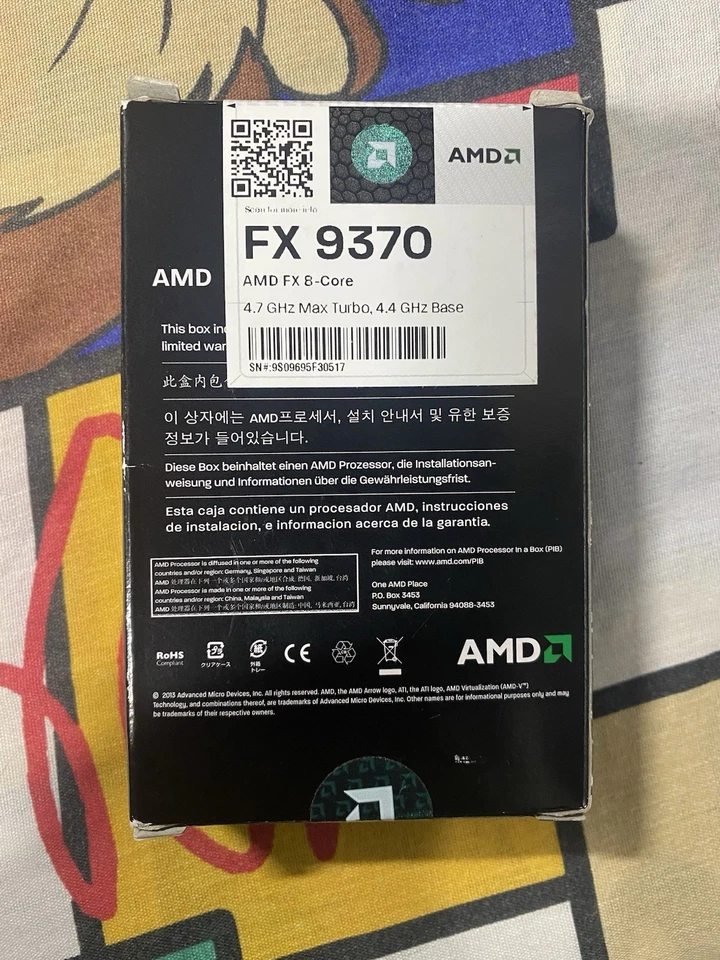 AMD FX-9370 Octa-core (8 Core) 4.40 GHz Processor - Socket AM3+ Retail Pack - Image 3 of 4