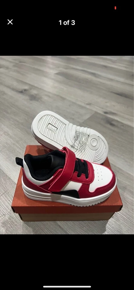 Nuevo Bebé Niño Niñas Niños Tenis Atléticos Informales Zapatos Sin Cordones Atléticos Foto 3 de 3