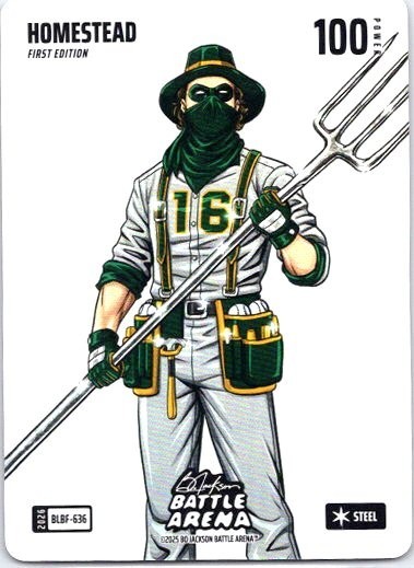 Bo Jackson Battle Arena Homestead 1st Edition Nick Kurtz Steel Blizzard BLBF-636