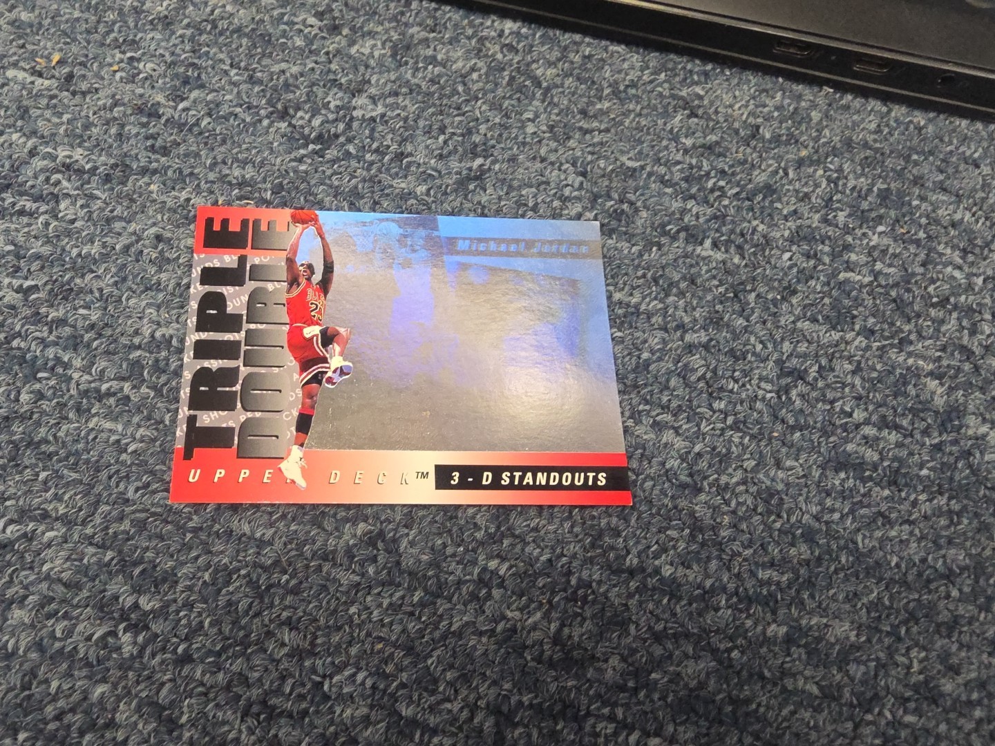 Upper Deck 1993 Triple Double Michael Jordan TD2 3-D Standouts Chicago Bulls