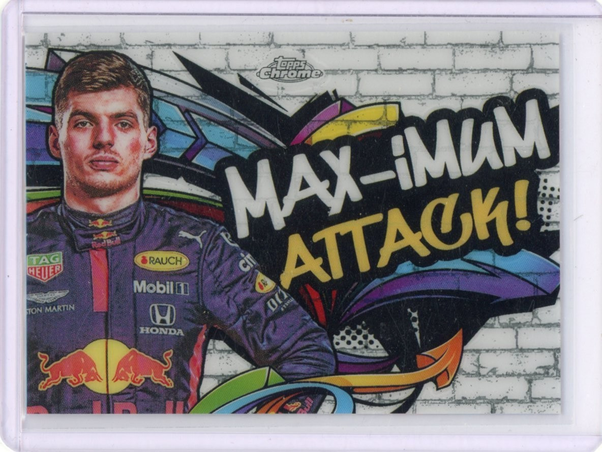 Max Verstappen 2020 Topps Chrome Formula 1 Track Tags #TT5 F1