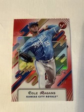 2025 Topps Pristine Cole Ragans Red #132 Serial Numbered 3/5 SSP Royals 🔥