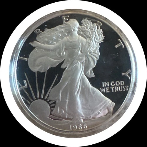 1986-S Proof American Silver Eagle - Stunning