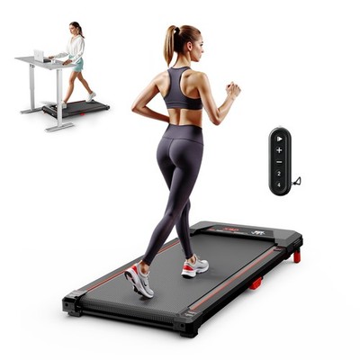 Electric treadmill, home fitness equipment, equipped with remote control and LED