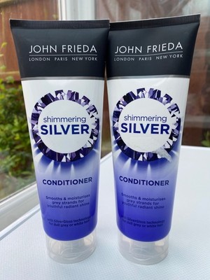 John Frieda Shimmering Silver Conditioner 2 X 250ml Neu