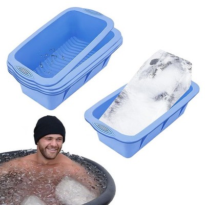 5 Stück große Eiswürfelform, Riesenschalen für 4,5 25,5 x 12,7 x 6,8 cm, blau 