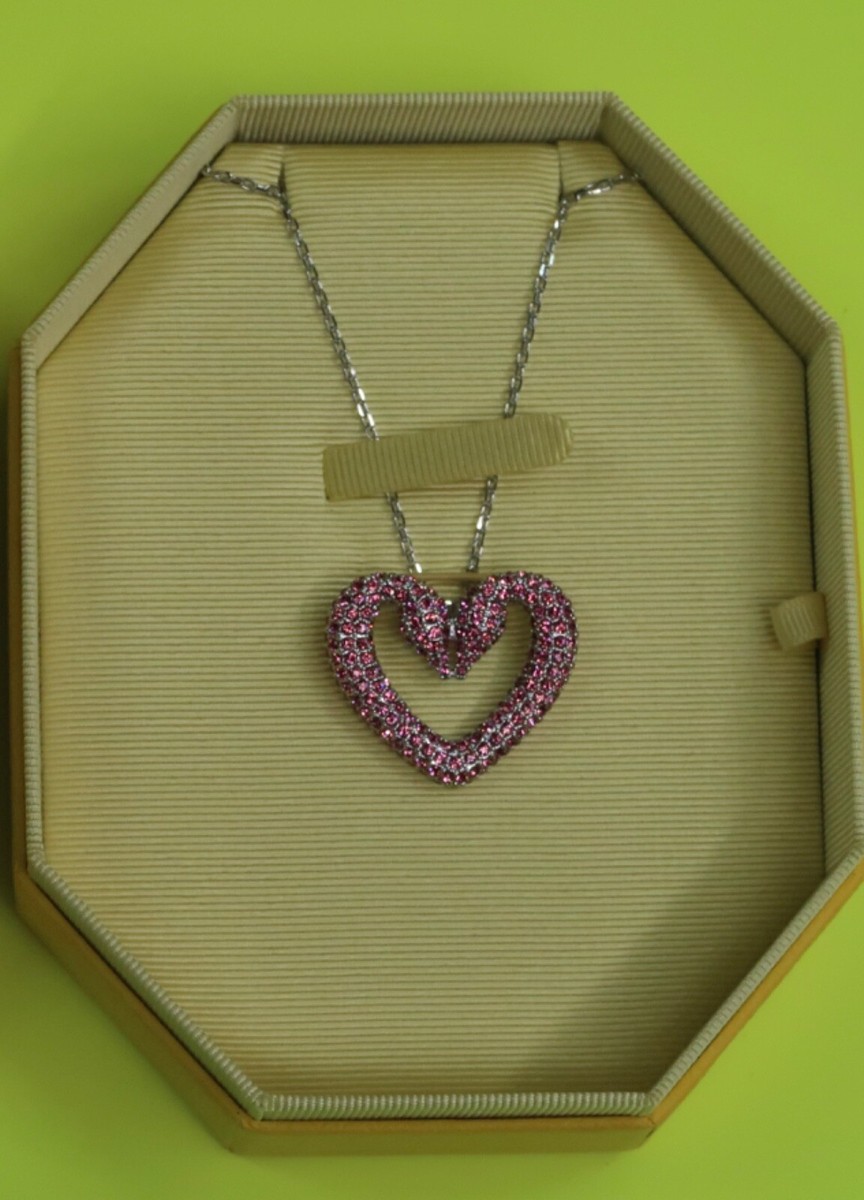 スワロフスキー SWAROVSKI Unaハート ピンクペンダント 5631931 Amazon.com: Swarovski Una 5631931 pink heart pendant