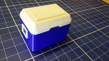 1:10 Scale Model Small Blue Cooler for RC Crawler Garage Accessories axial rc4wd
