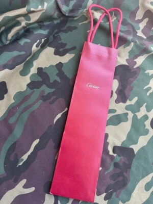CARTIER Sac Shopping Rouge Bordeaux The Shopper 40 cm x 10 cm x P 10 cm - Photo 1/4