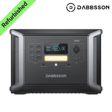 Dabbsson Portable Power Station 2150Wh Solar Generator Certified Refurbished LFP