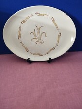 Stetson Hand Painted Oval Platter 1950