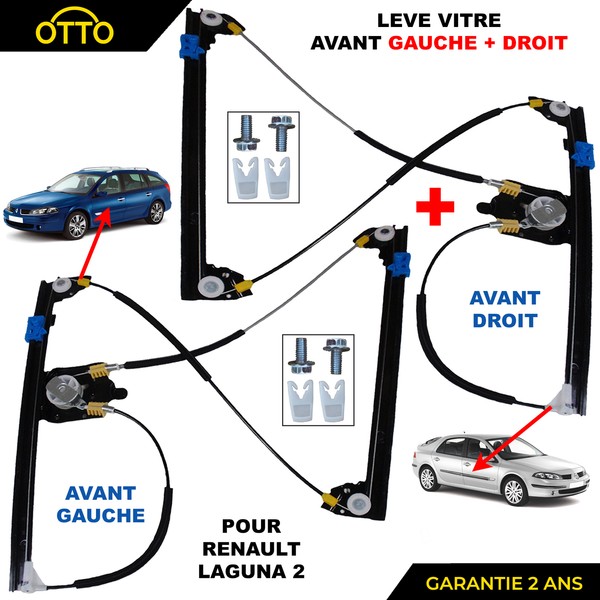 Elektrischer Fensterheber Vorne Links Recht FüR Renault Laguna 2 Limousine-image