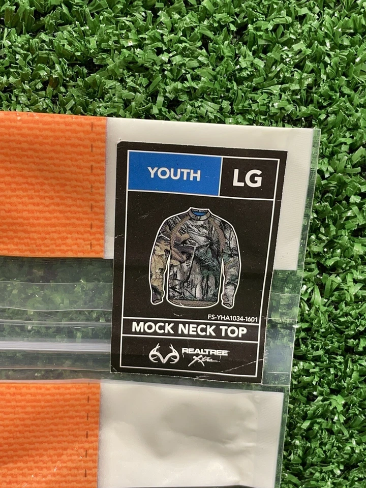 Field & Stream Midweight Base Defense Base Layer Youth Mock Neck Top Size Large - Image 2 of 4