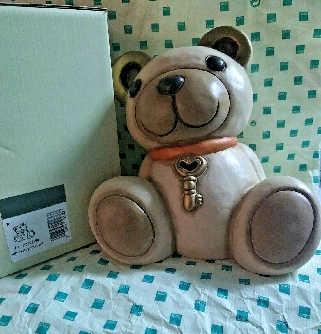 Teddy ALDO ARANCIONE CON CHIAVE CON SCATOLO thun (contattatemi per